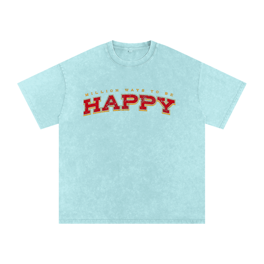Acid Wash Oversize T-Shirt - 250 GSM
